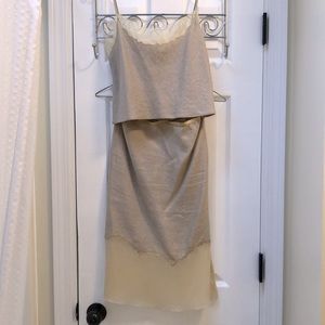 Prada 2 piece tank & skirt set
